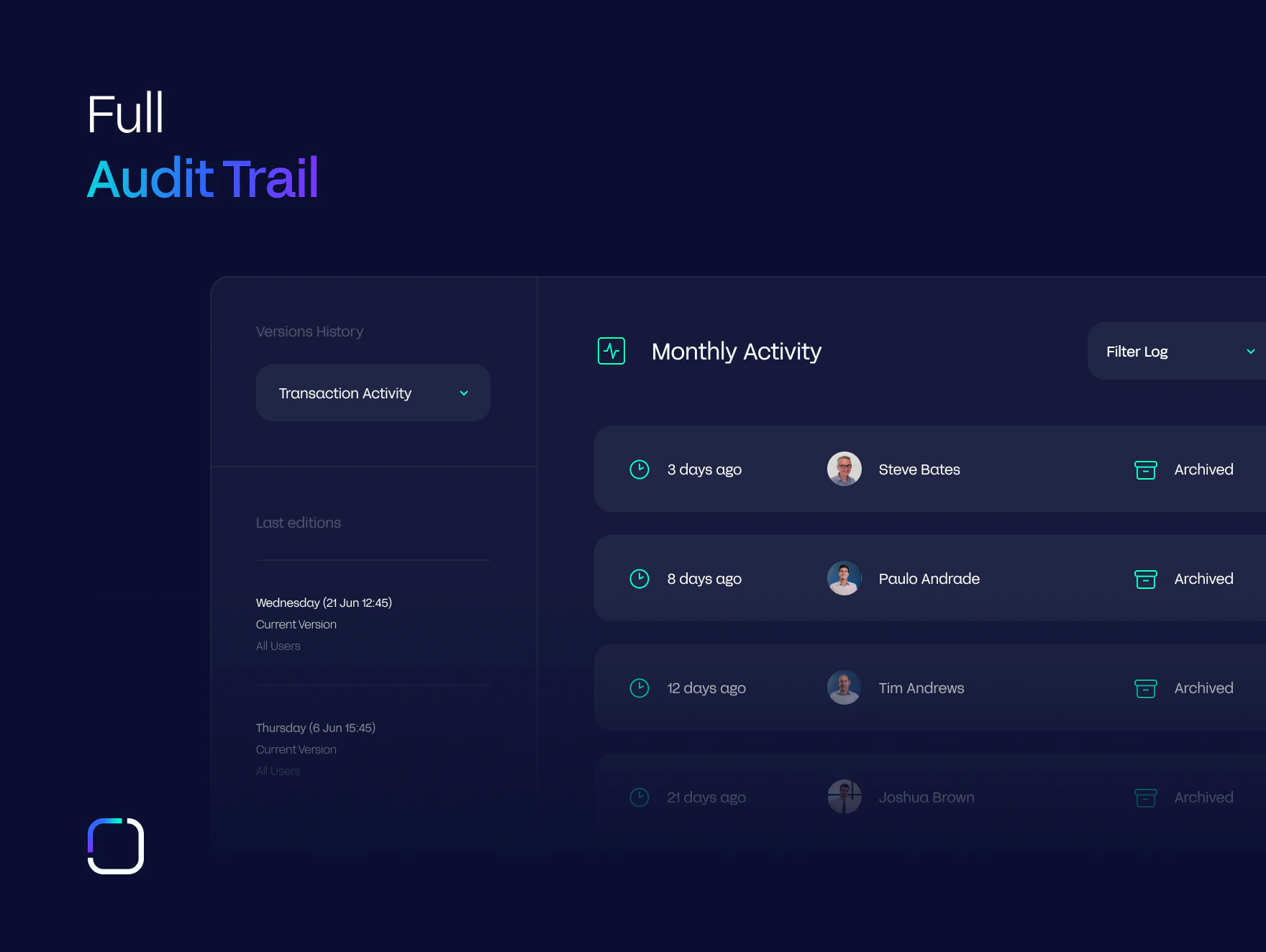 screenshot of Aurum Solutions